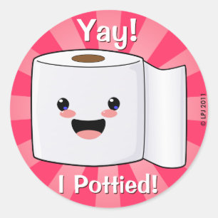 Potty Training Rewards Petey TP Stickers