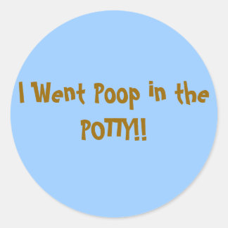 Potty Training Sticker