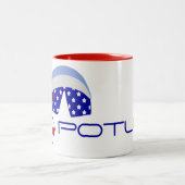 POTUS19 Trump 2020 Zwei-Tone-Kaffee-Tasse Zweifarbige Tasse (Mittel)