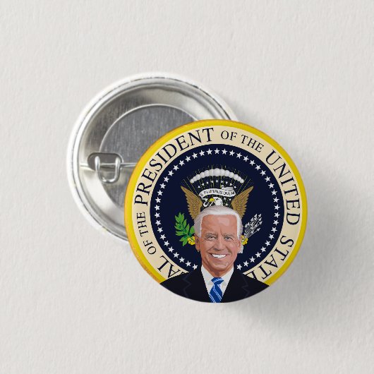 potus joe biden Präsidentschafts-Siegel-Button-Bac Button (Vorne & Hinten)
