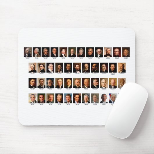 POTUS Portraits Mousepad (Mit Mouse)