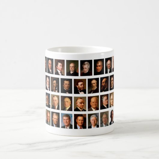 POTUS Portraits Mug Kaffeetasse (Mittel)