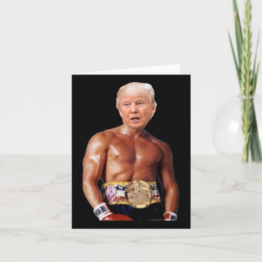 Potus Präsident Donald Trump Boxer Boxes Karte (Vorderseite)