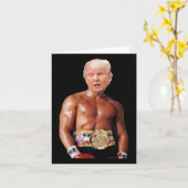 Potus Präsident Donald Trump Boxer Boxes Karte (Gelbe Blume)