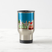 Pou_Christmas Reisebecher (Mittel)