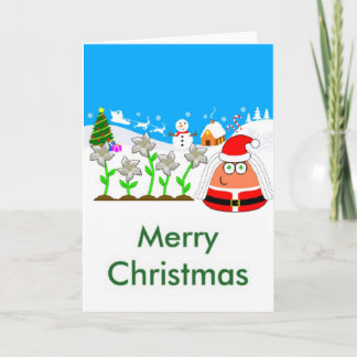Pou Pou Christmas Card Feiertagskarte