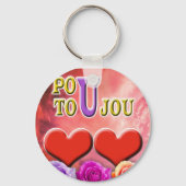 Pou Toujou Schlüsselanhänger (Vorderseite)