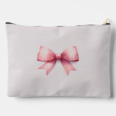 Pouch Pink Bow Muster Zubehör Zubehörtasche (Rückseite)