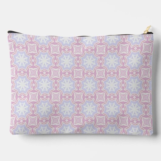 Pouch - Pink & Lavendel Zubehörtasche (Rückseite)