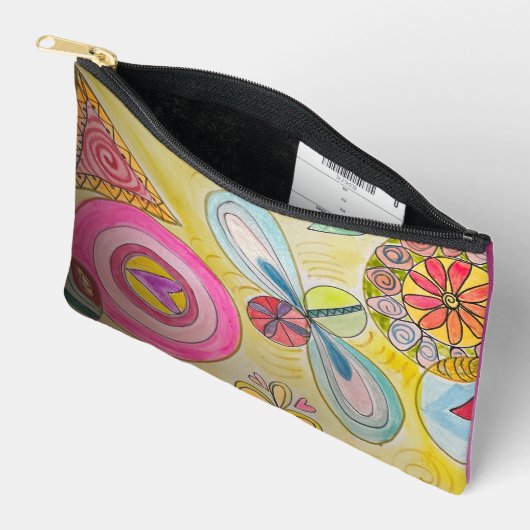 Pouch with original art - portal abstract zubehörtasche (Offen)