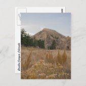 Poudre Canyon Colorado Postcard Postkarte (Vorne/Hinten)