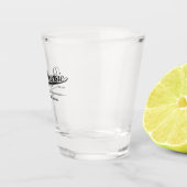 Poughkeepsie Königin-Stadt Schnapsglas (Rechts)