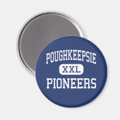 Poughkeepsie - Pioneers - Hoch - Poughkeepsie Magnet (Vorderseite/Rückseite)