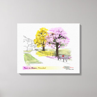 Poui in Bloom Leinwanddruck