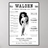 Poulain & Steer corset ad Poster (Vorne)