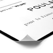 Poulain & Steer corset ad Poster (Ecke)