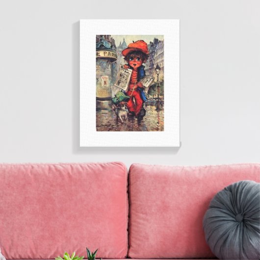 Poulbot Leinwanddruck (Insitu (Wohnzimmer))