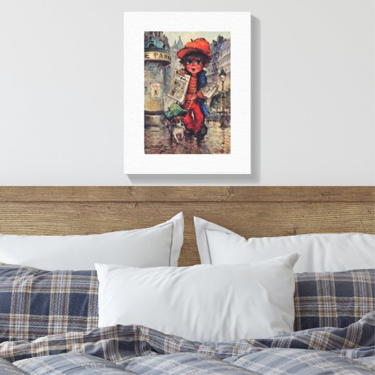 Poulbot Leinwanddruck (Insitu (Schlafzimmer))