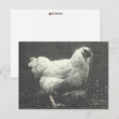 POULE POSTKARTE (Vorne/Hinten)