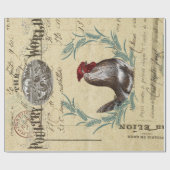 Poulesie World Decoupage Poster Geschenkpapier (Flach)