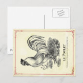 Poulet Chicken Postkarte (Vorne/Hinten)