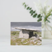 Poulnabrone Dolmen, Landkreis Clare Postkarte (Stehend Vorderseite)