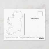 Poulnabrone Dolmen, Landkreis Clare Postkarte (Rückseite)