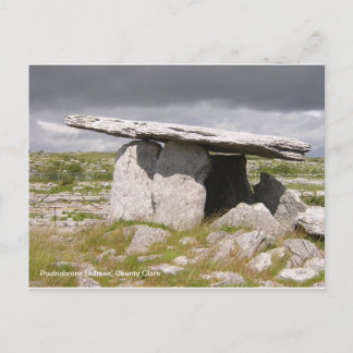 Poulnabrone Dolmen, Landkreis Clare Postkarte