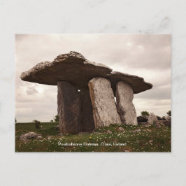 Poulnabrone Dolmen Portal Tomb Ireland Postcard Postkarte
