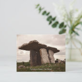 Poulnabrone Dolmen Portal Tomb Ireland Postcard Postkarte (Stehend Vorderseite)