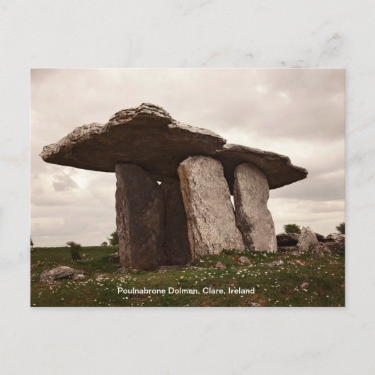 Poulnabrone Dolmen Portal Tomb Ireland Postcard Postkarte (Vorderseite)