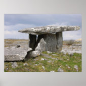 Poulnabrone-Dolmen Poster (Vorne)