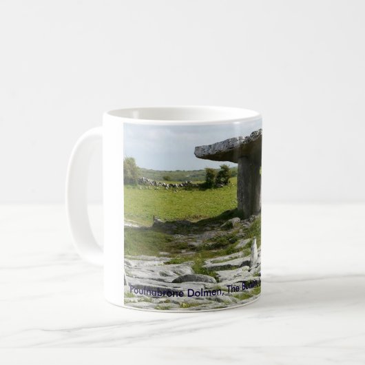 Poulnabrone Dolmen, The Burren, Clare, Irland Kaffeetasse (Vorderseite Links)