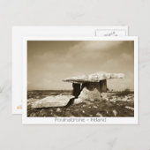 Poulnabrone Postkarte (Vorne/Hinten)