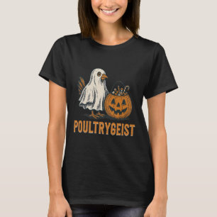 Poultrygeist Chicken Ghost Pumpkin Kostüm Hallowe T-Shirt
