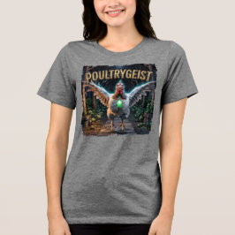 Poultrygeist Fotografy Combo Kreatur Witzig Tri-Blend Shirt