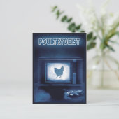 POULTRYGEIST POSTKARTE (Stehend Vorderseite)