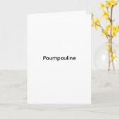 Poumpouline  karte (Gelbe Blume)