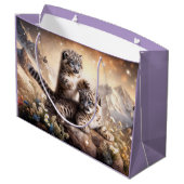 Pounce-Geschenktasche Große Geschenktüte (Rückseite Schrägansicht)