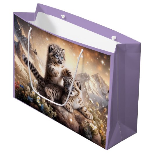 Pounce-Geschenktasche Große Geschenktüte (Vorderseite Schrägansicht)