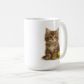 Pounce - Maine Coon Kitten Kaffeetasse (VorderseiteRechts)