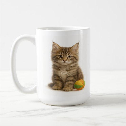 Pounce - Maine Coon Kitten Kaffeetasse (Links)