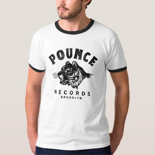Pounce Platten Brooklyn Ringer T - Shirt (Vorderseite)