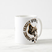 Pounce Sammlung Motivation für Katzen Liebhaber Kaffeetasse (VorderseiteRechts)