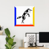 Pouncing Coyote Poster (Heimbüro)