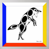 Pouncing Coyote Poster (Vorne)