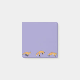 Pouncing Fox Post-it Klebezettel