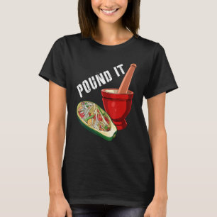 POUND IT Grün würzig Thai Papaya Salad T-SHIRT T K