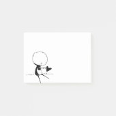 Poundherz Doodle Boy Post-it Klebezettel (Vorderseite)