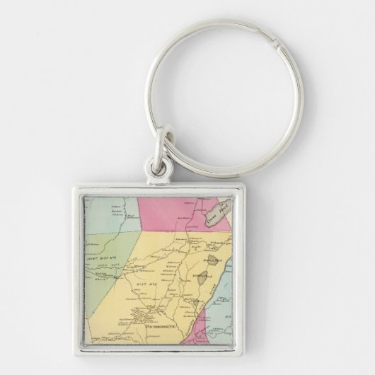 Poundridge, Stadt Schlüsselanhänger (Vorne)